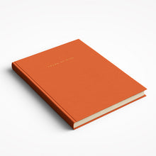 Load image into Gallery viewer, Green Agenda &amp; Burnt Orange Notebook
