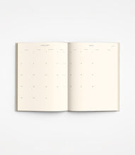 Load image into Gallery viewer, Cream Agenda &amp; Dusty Rose Notebook
