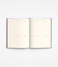 Load image into Gallery viewer, Dusty Rose Agenda &amp; Beige Notebook
