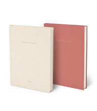 Load image into Gallery viewer, Cream Agenda &amp; Dusty Rose Notebook
