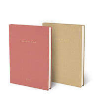 Load image into Gallery viewer, Dusty Rose Agenda &amp; Beige Notebook
